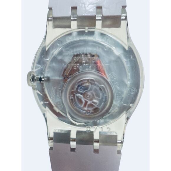 Swatch Watch FLOATING FLOWERS SUJK130 2007 Jelly In Jelly Rare Swiss Made Quartz - Picture 6 of 7